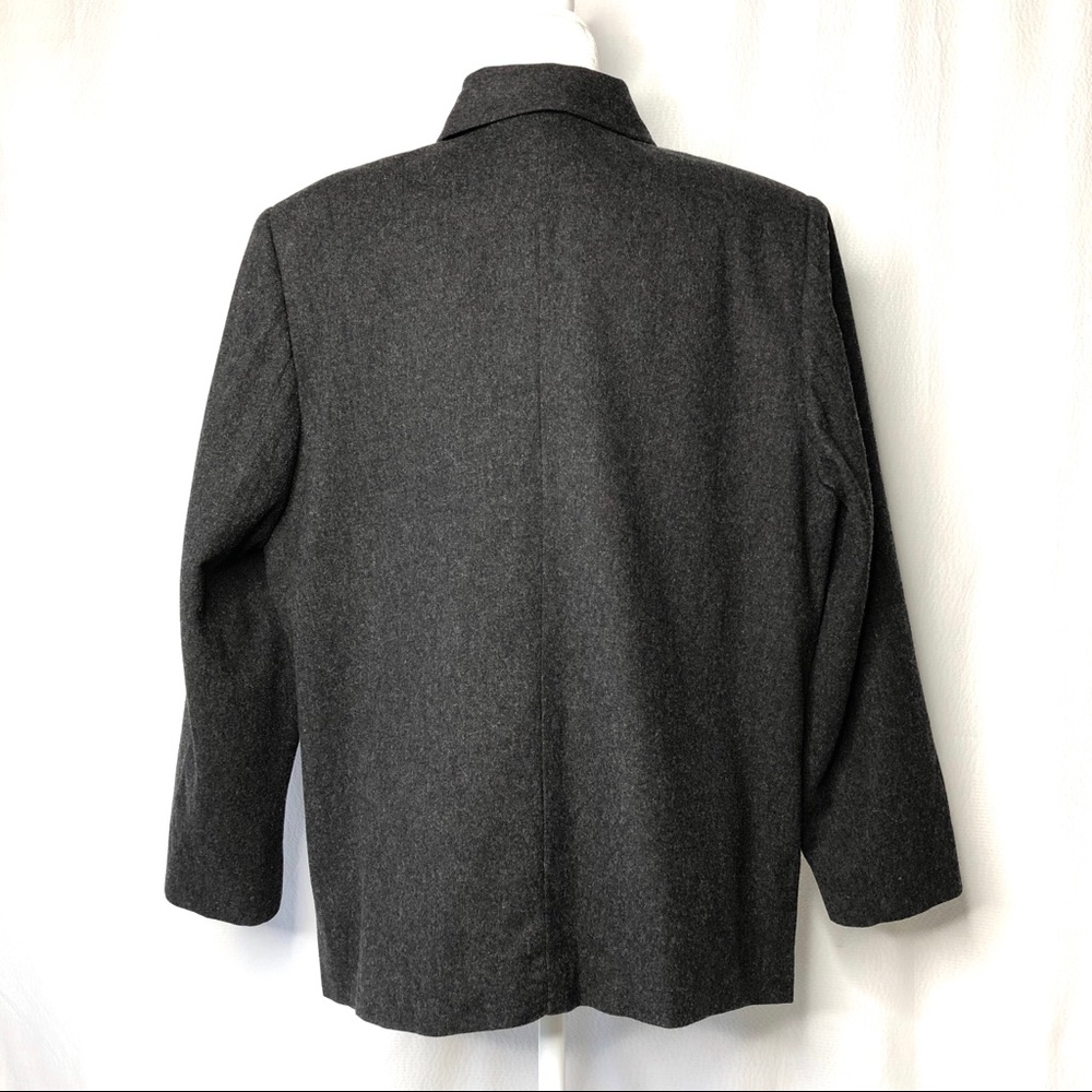 Pendleton Plus Size Virgin Wool Charcoal Gray Suit - image 4